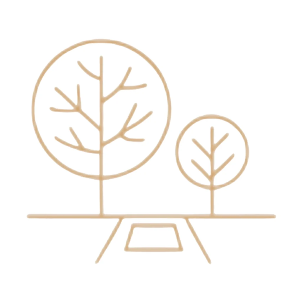 Illustration von Bäumen – Garten- und Landschaftsbau Kunstreich Bauunternehmung Wittmund